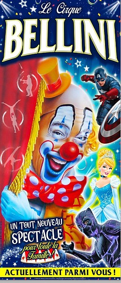 Affiche du cirque Bellini direction Dubois